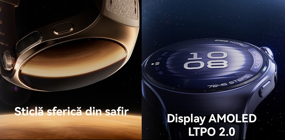 Smartwatch HUAWEI Watch 5, 42mm, LTE, Wi-Fi, Android/iOS, Sand Gold